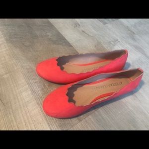 Beautiful coral flats